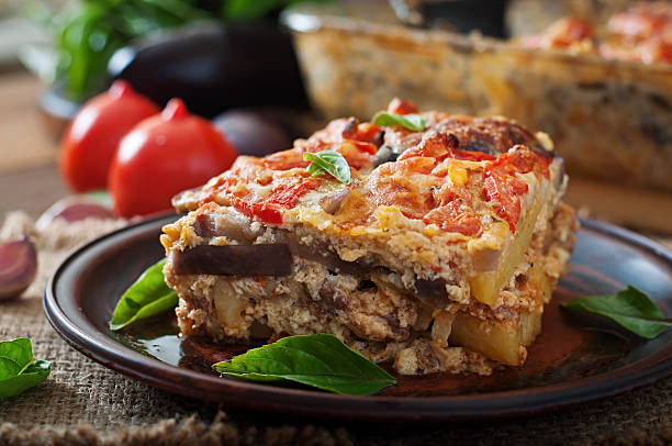 Moussaka - a traditional Greek dish