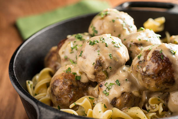 Swedish Meatballs with Noodles